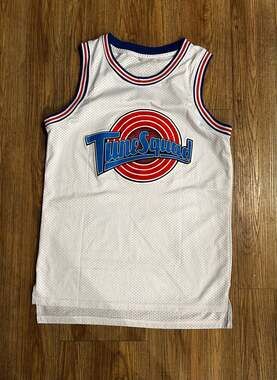 Space Jam Lola Bunny #10 Tune Squad Stitched Basketball Jersey White